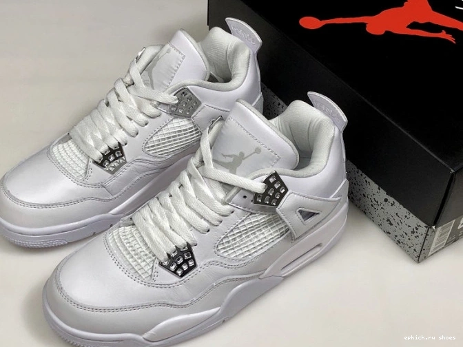 Rep 308497-100 Air Money Retro 4 Pure Jordan 0824